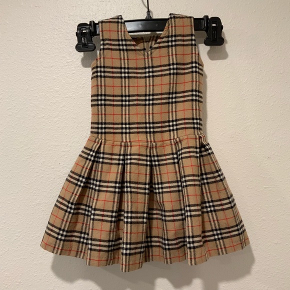 burberry print dress